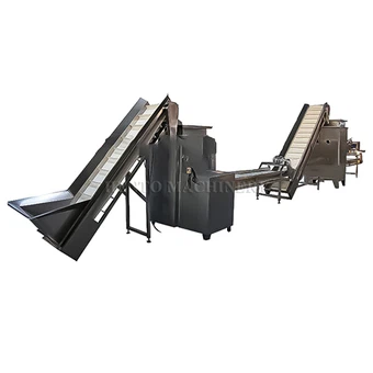 लहसुन छीलने की उत्पादन लाइन