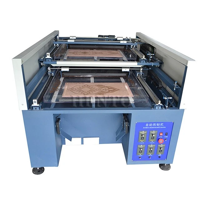 automatic rhinestone brushing machine
